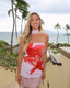 Aurora | Floral Sleeveless Top with Scarf