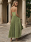 Kaytlin | Bustier Sleeveless Midi Dress