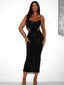 Kylie | Pearl Sequin Midi Dress