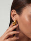 Elowen | Gold Pleated Earrings