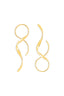 Ismara | Sleek Spiral Earrings