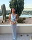 Saba | Sequin Halter Backless Maxi Dress