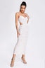 Kylie | Pearl Sequin Midi Dress