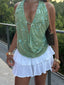 Pip | Green Halter Top