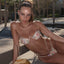 Nova | Embroidery Split Bikini Set