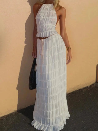 Syrene | Pleated Two-Piece Set