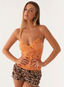 Jara | Sequin Halter Top