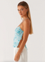 Jara | Sequin Halter Top