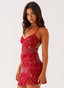 Eden | Embroidered Mini Dress