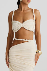 Amani | Cutout Ruched Maxi Set