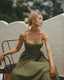 Kaytlin | Bustier Sleeveless Midi Dress