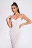 Kylie | Pearl Sequin Midi Dress