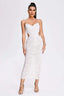 Kylie | Pearl Sequin Midi Dress