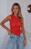 Jacky | One Shoulder Lace Top