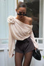 Megan | Flower One Shoulder Top