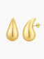 Elowen | Gold Pleated Earrings
